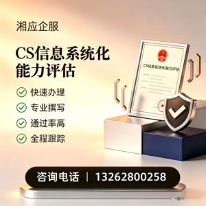 南阳CS信息系统化能力评估申报服务