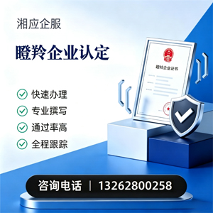 南阳瞪羚企业认定申报服务