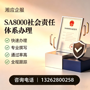 南阳SA8000社会责任体系认证服务