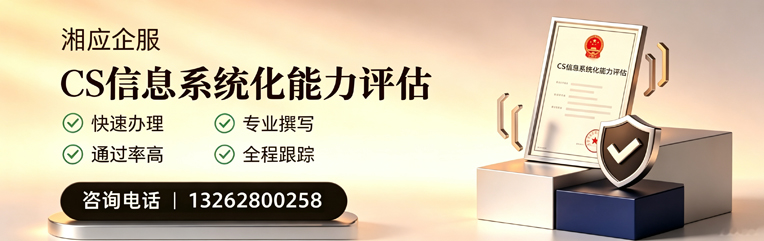 南阳CS信息系统化能力评估申报服务